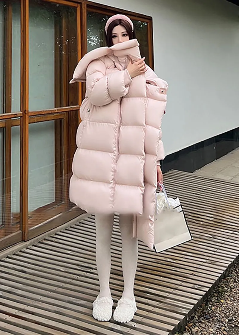 Trista Winter Oversize Hooded Long Down Puffy Coat