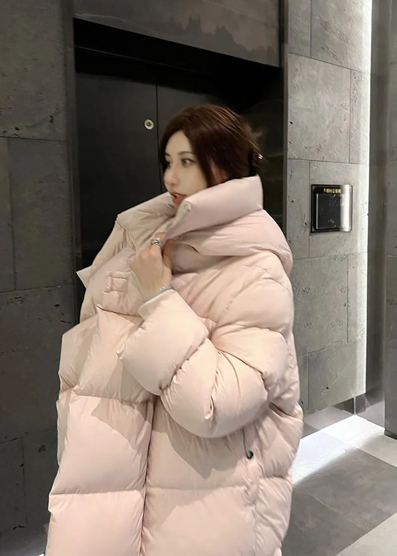 Trista Winter Oversize Hooded Long Down Puffy Coat