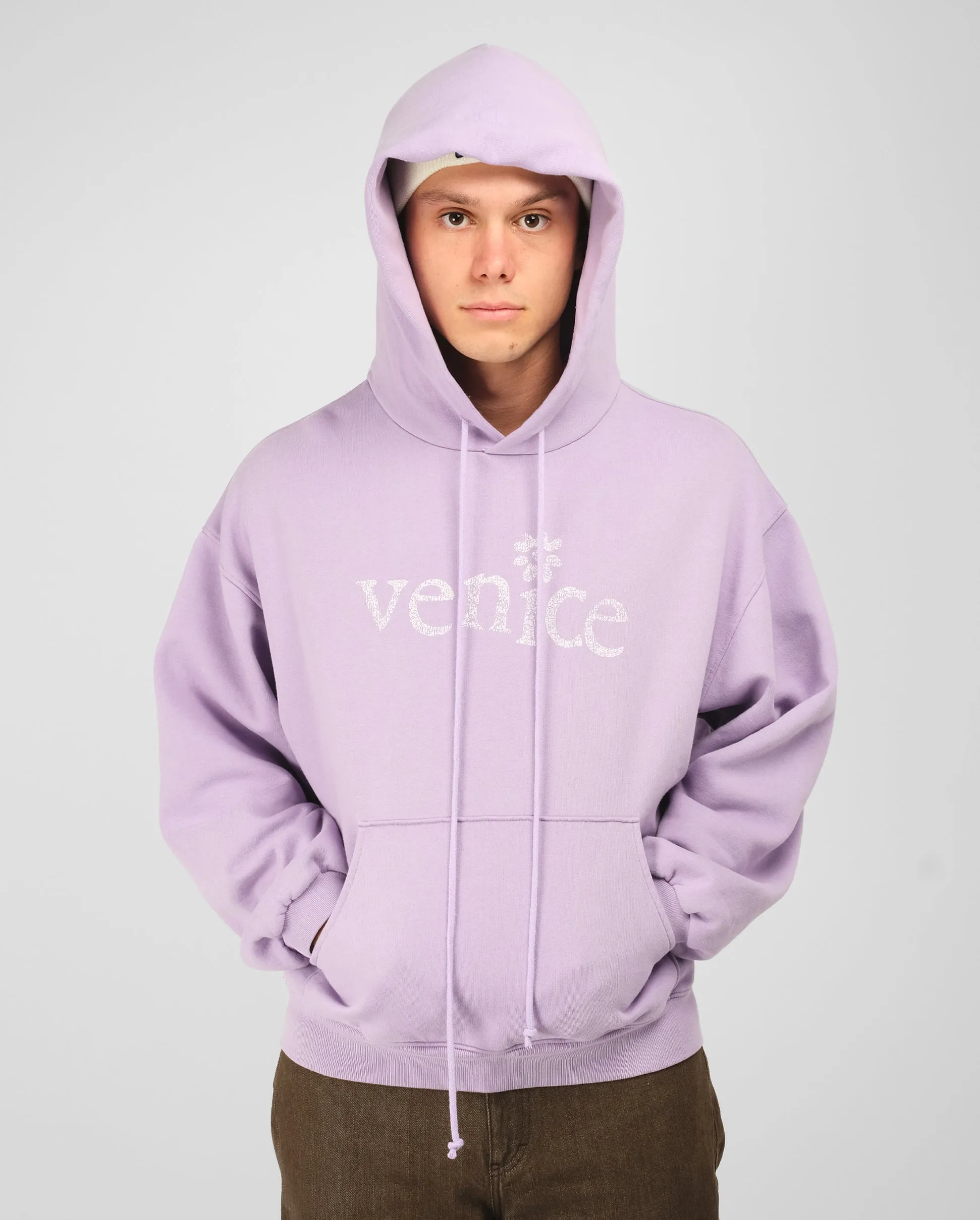 VENICE HOODIE KNIT / PINK