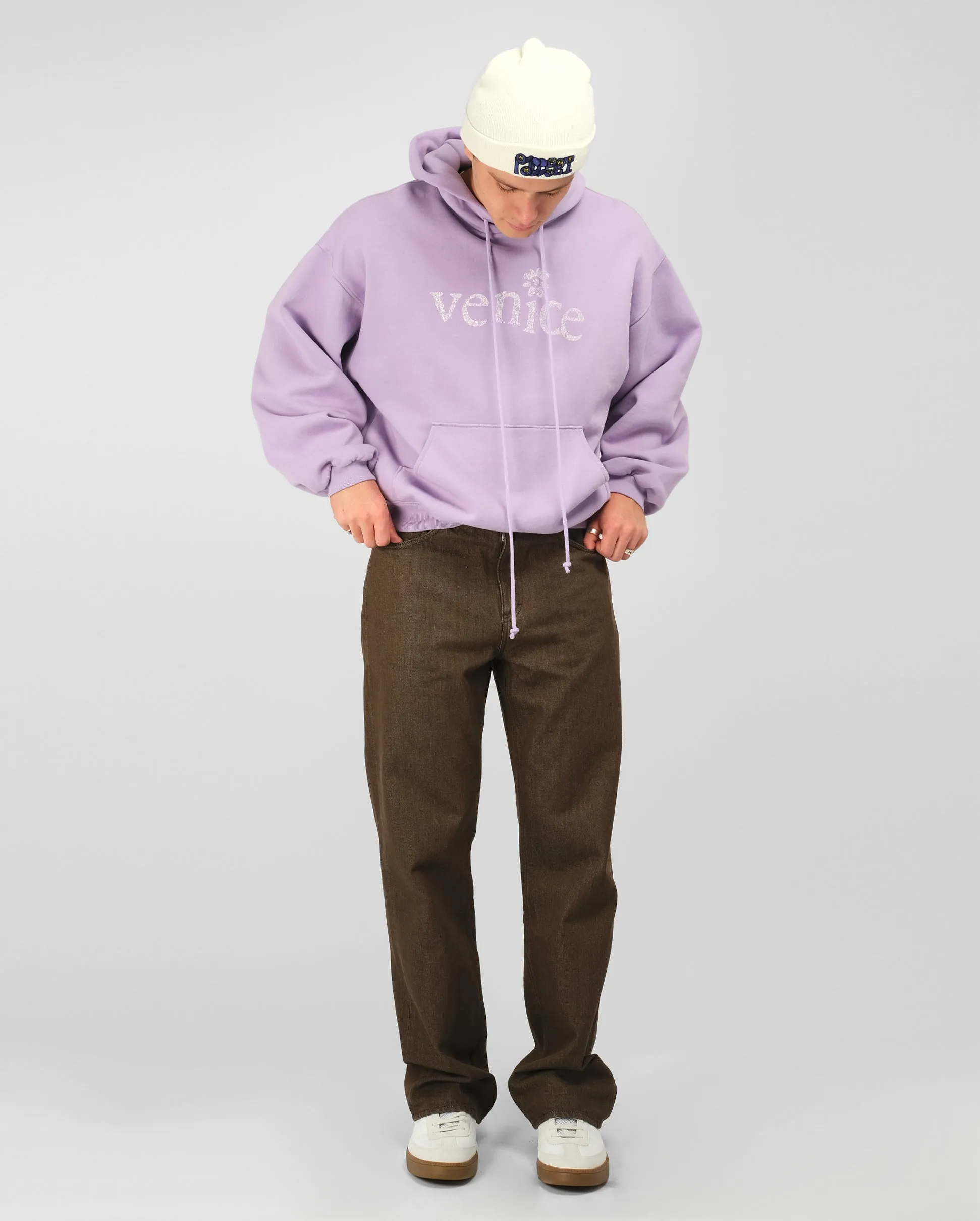 VENICE HOODIE KNIT / PINK