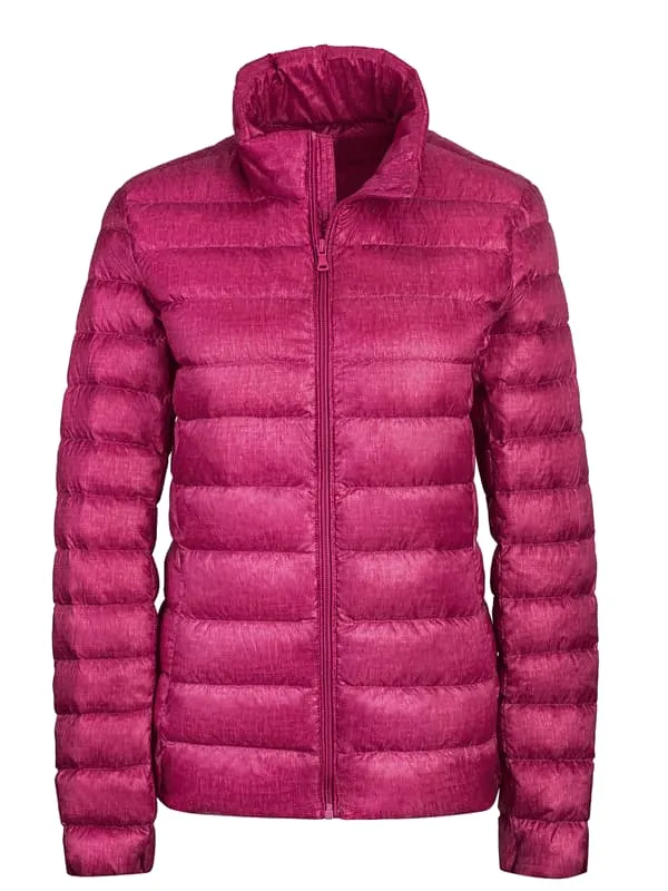 Women's Packable Down Jacket Short Lightweight Travel Jackets ThermoLite III