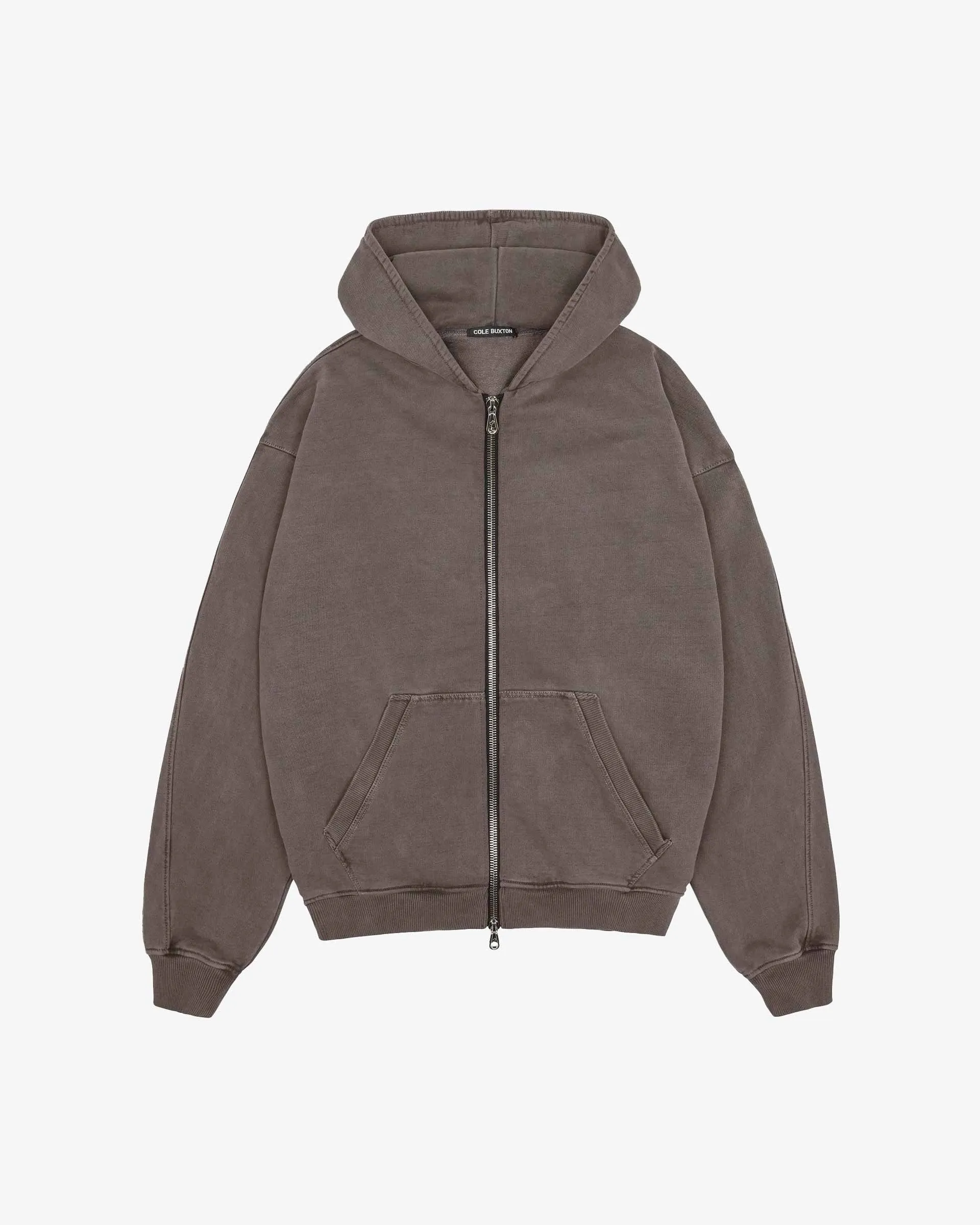 ZIPPED HOODIE